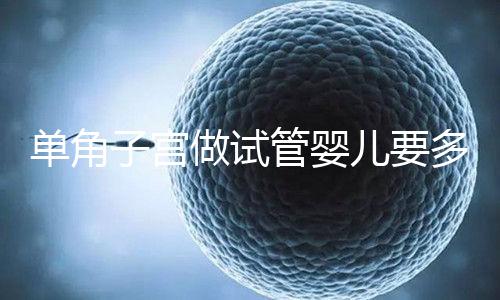 單角子宮做試管嬰兒要多少錢?移植2個(gè)至少需要這個(gè)數(shù)字
