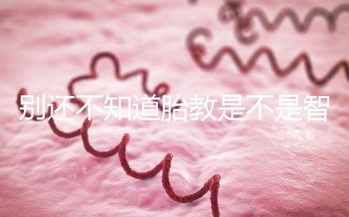 別還不知道胎教是不是智商稅，有沒有用來聽聽專家怎么說