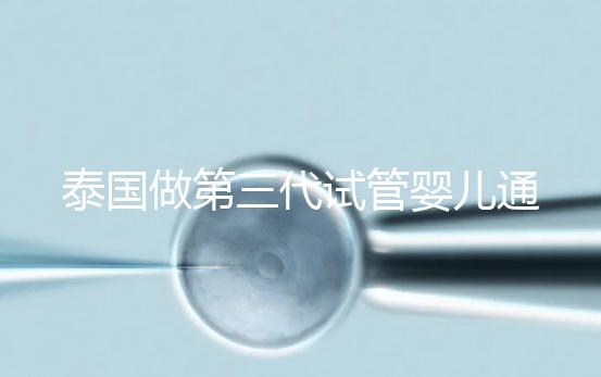 泰國做第三代試管嬰兒通常費用多少？高嗎？