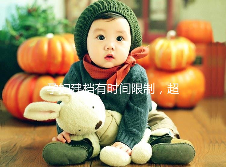 孕婦建檔有時間限制，超過這個周數對胎兒發育不好