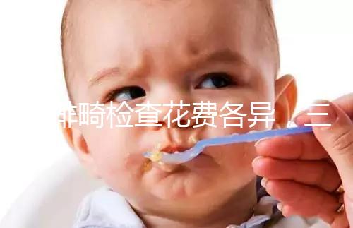 小排畸檢查花費各異，三院、紅房子、安醫單次價格整理