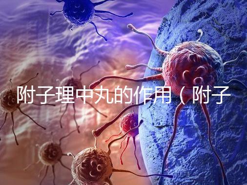 附子理中丸的作用（附子理中丸的作用與功效）