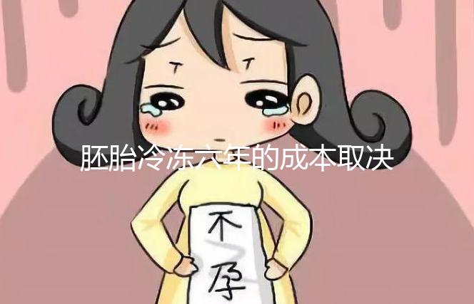 胚胎冷凍六年的成本取決于機(jī)構(gòu)，解凍后是否可以移植