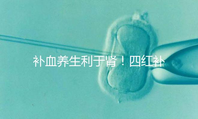 補血養生利于腎！四紅補血粥的3大功效全解析