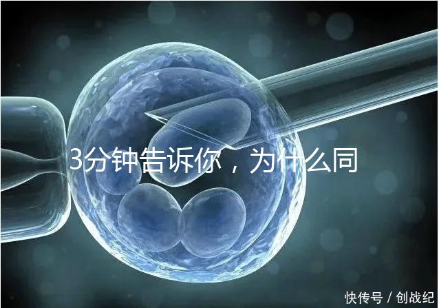 3分鐘告訴你，為什么同卵雙胞胎不會是龍鳳胎